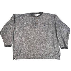 Dallas Cowboys Mens XL Sweater Gray NFL Football Pullover Long Sleeve The Edge